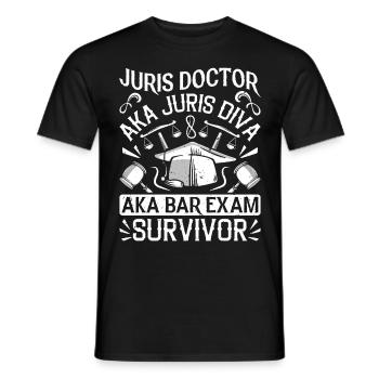 Doctorat Grand Diplôme - T-shirt homme - noir - Devant - AI Model Male 178 light (178cm)