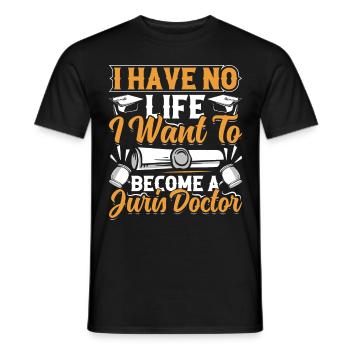 Doctorate Degree great - Männer T-Shirt - Schwarz - Vorne - AI Model Male 178 light (178cm)