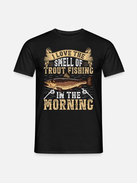 Funny Fishing Men Women - Men's T-Shirt - black