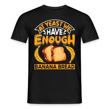 Drôle de vêtements de cuisson au pain aux bananes - T-shirt homme - noir - Devant - AI Model Male 178 light (178cm)