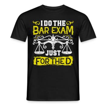 Doctorate Degree great - Männer T-Shirt - Schwarz - Vorne - AI Model Male 178 light (178cm)
