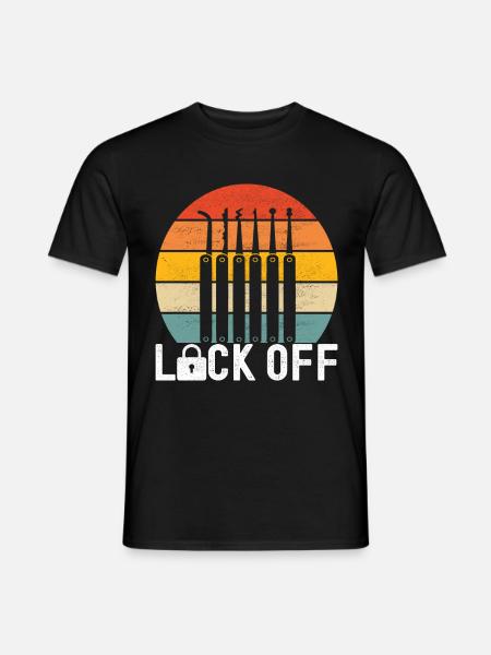 Schlüsseldienst Locksmith Dietrich - Men's T-Shirt - black