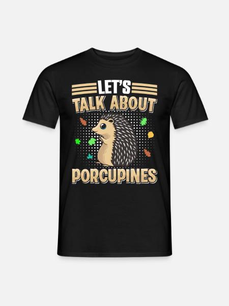 Love Porcupine - Men's T-Shirt - black