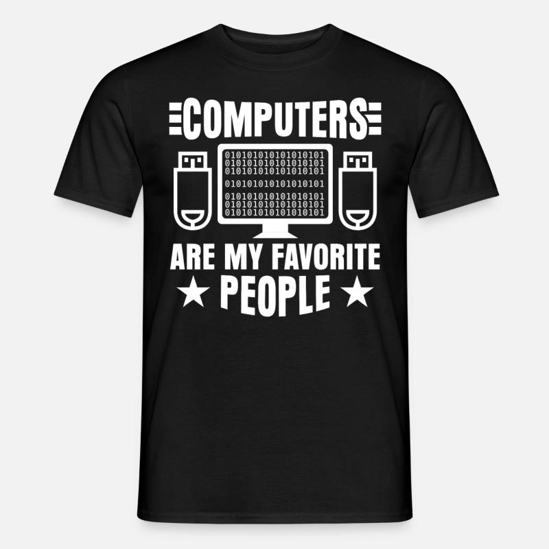 Admin Programmer Computer Scientist - Men's T-Shirt - black