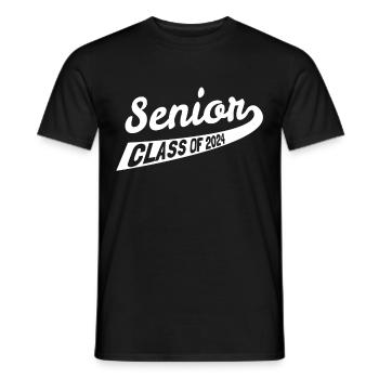 Senior Class of 2024 - Men's T-Shirt - black - Front - AI Model Male 178 light (178cm)