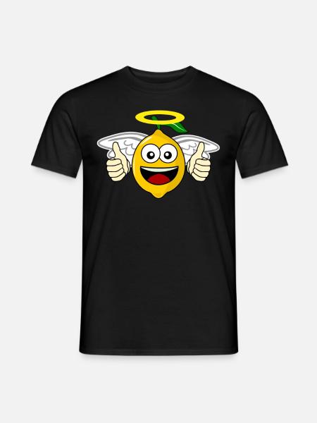 Lemon Angel Lemon - Men's T-Shirt - black