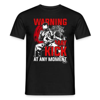 Tang Soo Do Arts Martiaux Shotokan - T-shirt homme - noir - Devant - AI Model Male 178 light (178cm)