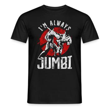 Tang Soo Do Arts Martiaux Shotokan - T-shirt homme - noir - Devant - AI Model Male 178 light (178cm)