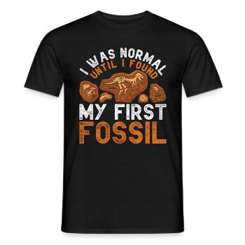 Paléontologie Paléontologue - T-shirt homme - noir - Devant - AI Model Male 178 light (178cm)