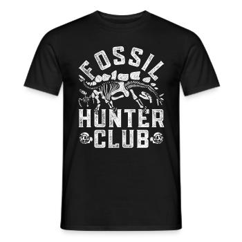 Fossil Hunter Club Paläontologie Paläontologe - Männer T-Shirt - Schwarz - Vorne - AI Model Male 178 light (178cm)