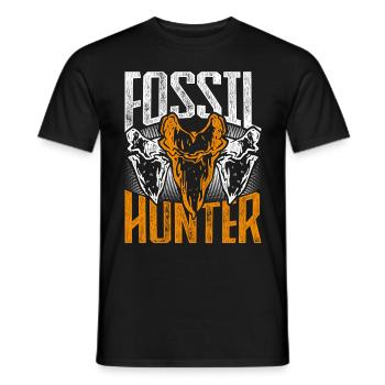 Fossil Hunter Paläontologie Paläontologe - Männer T-Shirt - Schwarz - Vorne - AI Model Male 178 light (178cm)