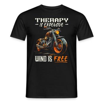 Motorrad | Motorradfahrer & Biker Spüche - Männer T-Shirt - Schwarz - Vorne - AI Model Male 178 light (178cm)