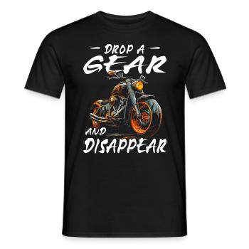 Motorcycle | Motorcyclists & Bikers Talk - Men's T-Shirt - black - Front - AI Model Male 178 light (178cm)