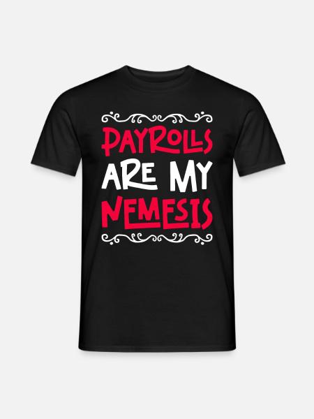 HR Manager Personalmanager - Männer T-Shirt - Schwarz