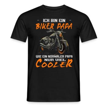 Motorradfahrer Sprüche | Motorrad & Biker - Männer T-Shirt - Schwarz - Vorne - AI Model Male 178 light (178cm)