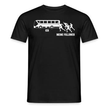 Busfahrer Spruch - Männer T-Shirt - Schwarz - Vorne - AI Model Male 178 light (178cm)