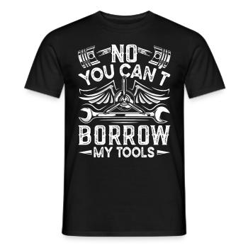 Love Avion aviation - T-shirt homme - noir - Devant - AI Model Male 178 light (178cm)