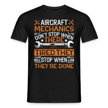 Love Avion aviation - T-shirt homme - noir - Devant - AI Model Male 178 light (178cm)