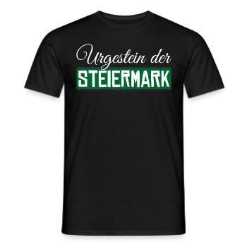 Steiermark - Männer T-Shirt - Schwarz - Vorne - AI Model Male 178 light (178cm)