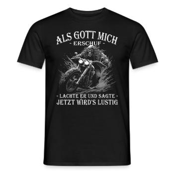 Motorrad | Motorradfahrer & Biker Spüche - Männer T-Shirt - Schwarz - Vorne - AI Model Male 178 light (178cm)
