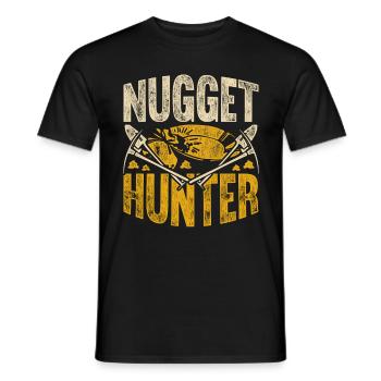 Prospecteur d’or Prospecteur d’or Chasseur de pépites - T-shirt homme - noir - Devant - AI Model Male 178 light (178cm)