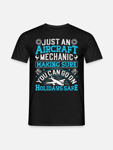 Love Avion aviation - T-shirt homme - noir