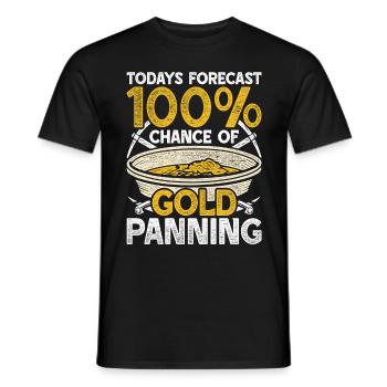 Gold prospectors Gold diggers Gold seekers - Men's T-Shirt - black - Front - AI Model Male 178 light (178cm)