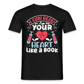 Nursing Assistant Design - Men's T-Shirt - black - Front - AI Model Male 178 light (178cm)