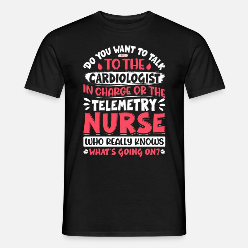 Nursing Assistent Design - Männer T-Shirt - Schwarz