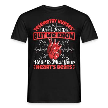 Nursing Assistant Design - Men's T-Shirt - black - Front - AI Model Male 178 light (178cm)