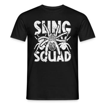 Tarantula Sling Squad - Men's T-Shirt - black - Front - AI Model Male 178 light (178cm)