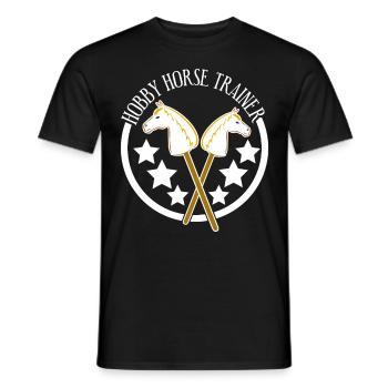 Hobbyhorse Trainer Hobby Horse - Men's T-Shirt - black - Front - AI Model Male 178 light (178cm)