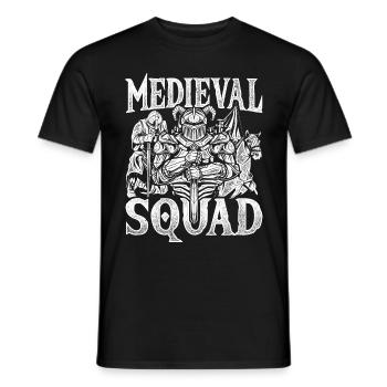 Medieval Festival Medieval Market Medieval Squad - Men's T-Shirt - black - Front - AI Model Male 178 light (178cm)