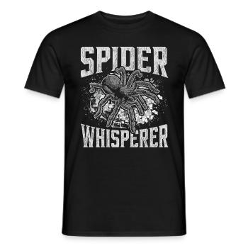 Spider, Spider, Tarantula, Arachnid, Spider, Whisperer - Men's T-Shirt - black - Front - AI Model Male 178 light (178cm)