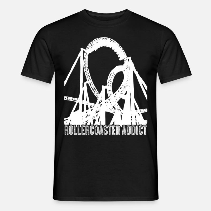 Roller coaster roller coaster rider - Men’s T-shirt - black
