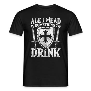 Festival médiéval Marché médiéval - T-shirt homme - noir - Devant - AI Model Male 178 light (178cm)