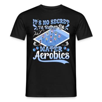 Aerobic Exercise Designs - Men's T-Shirt - black - Front - AI Model Male 178 light (178cm)