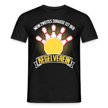 Kegelverein Kegeln Kegler - Männer T-Shirt - Schwarz - Vorne - AI Model Male 178 light (178cm)