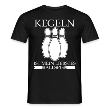Kegeln Bowling Kegler Kegelverein - Männer T-Shirt - Schwarz - Vorne - AI Model Male 178 light (178cm)