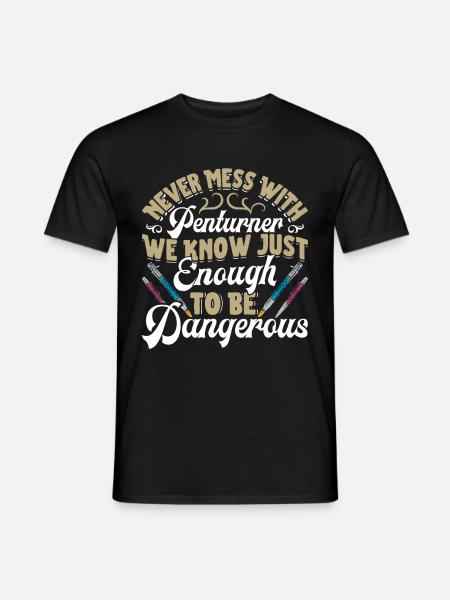 Pen Turning Kit - Men's T-Shirt - black