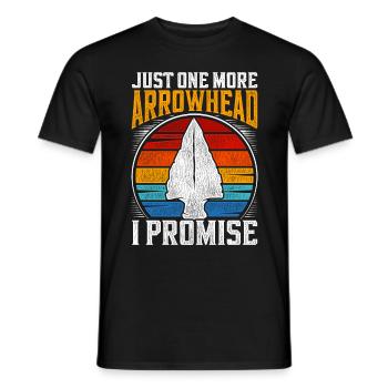 Pfeilspitzen Speerspitze Arrowhead Collection - Männer T-Shirt - Schwarz - Vorne - AI Model Male 178 light (178cm)