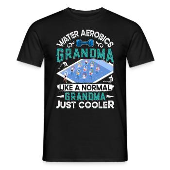 Aerobic Exercise Designs - Men's T-Shirt - black - Front - AI Model Male 178 light (178cm)