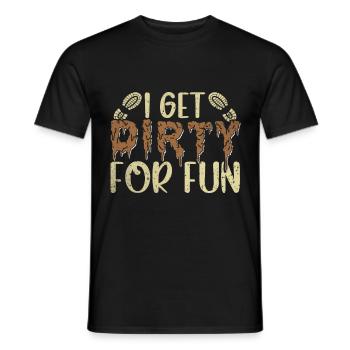 Course drôle parfaite - T-shirt homme - noir - Devant - AI Model Male 178 light (178cm)