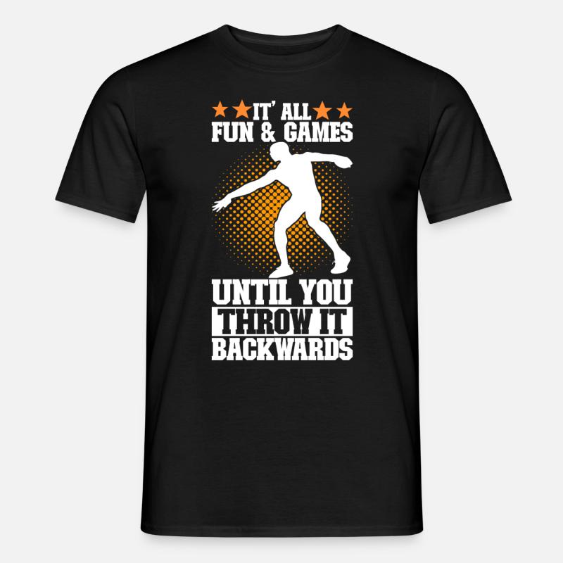 Discus thrower Discus throw - Men's T-Shirt - black