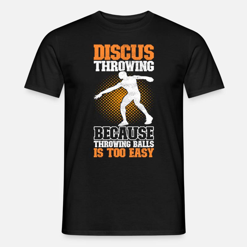 Discus thrower Discus throw - Men's T-Shirt - black
