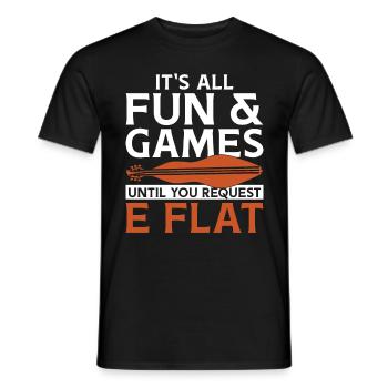 Dulcimer Dulcimore Doucemore - Men's T-Shirt - black - Front - AI Model Male 178 light (178cm)