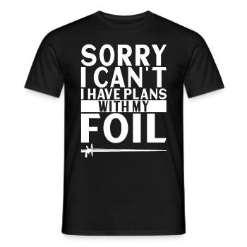 Fechten Fechtsport - Männer T-Shirt - Schwarz - Vorne - AI Model Male 178 light (178cm)