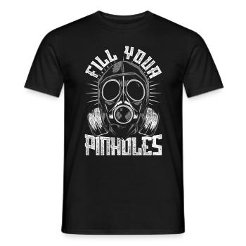 Vehicle Painter Car Painter Fill Your Pinholes - Men's T-Shirt - black - Front - AI Model Male 178 light (178cm)