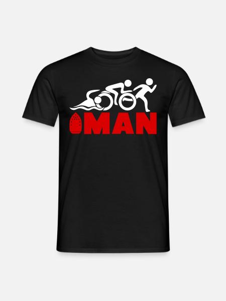 Triathlon Joke Triathletes Triathlete - Men's T-Shirt - black