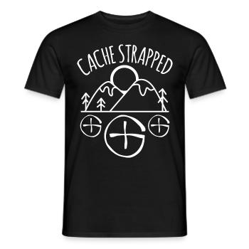 Geocacher Geocache - Männer T-Shirt - Schwarz - Vorne - AI Model Male 178 light (178cm)